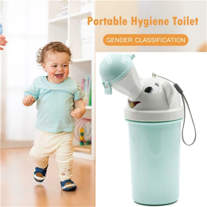 

Cute Baby Kids Boy Girls Portable Urinal Travel Car Toilet Vehicular Potty Train