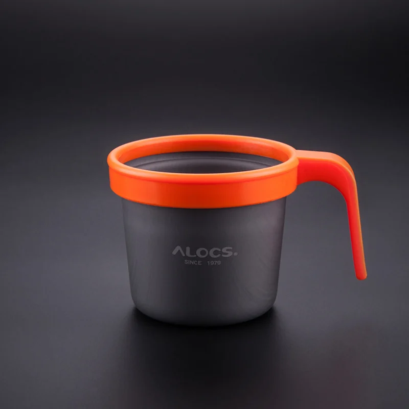 ALOCS 280 мл на открытом воздухе металлическая скоба Портативный для кемпинга и