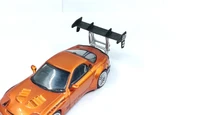 1/64   Resin Modified Tail Wing Simulation Sports And Racing Car Garage Scene 1