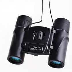 Micro télescope HD professionnel 100x22 distance 30000m pour camping,jumelles téléphoniques à fort grossissement BAK4 et de vision nocturne, 