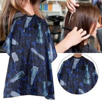 

Hair Cut Professional Hairdressing Apron Hair Cutting Dyeing Gown Cape for Home Barber Shop (160 x 140cm) Hairdresser Supplies