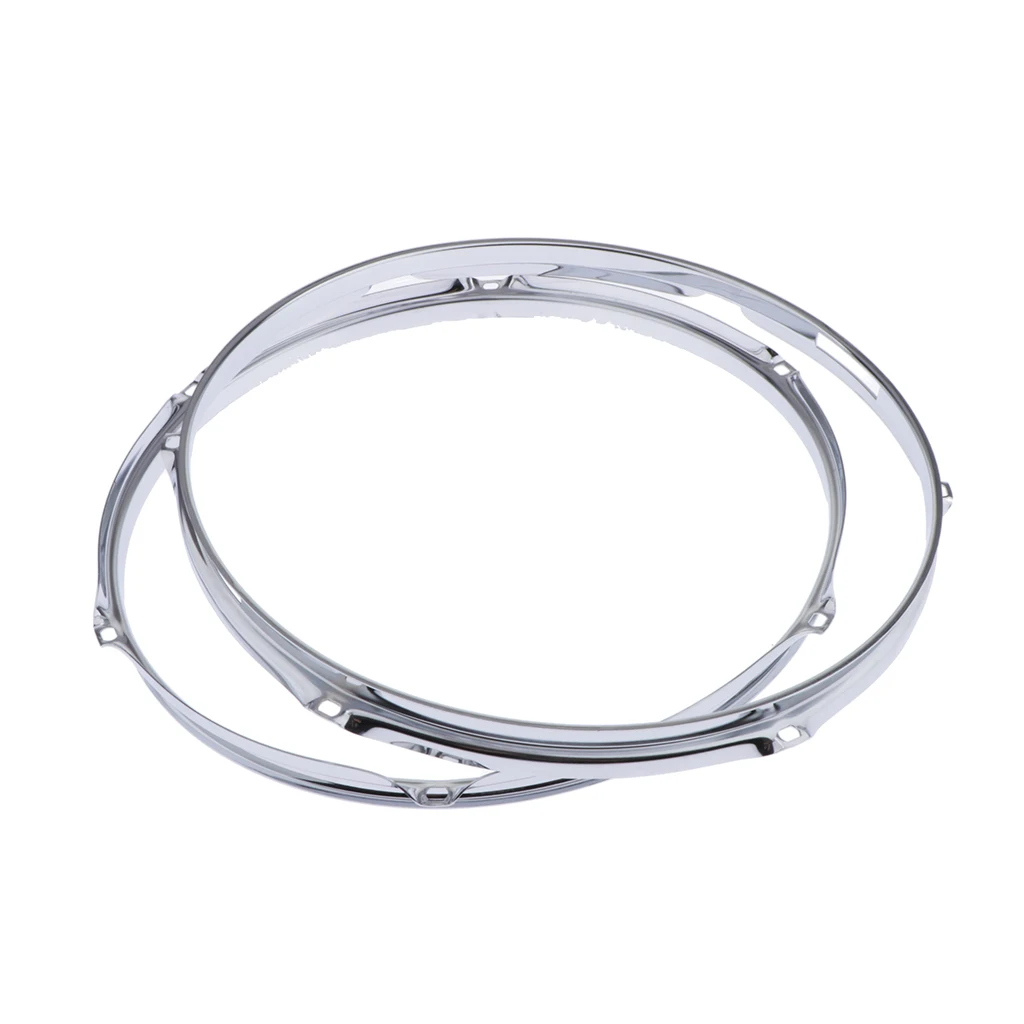 Пара литых 6-lug Snare Drum Hoop-Batter Side-цинковый сплав-14 дюймов 1,2 мм