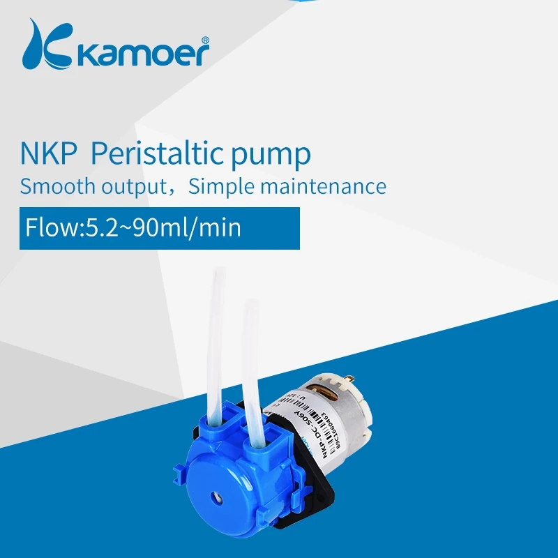 Kamoer NKP микро Перистальтический дозирующий насос с 6V/12V/24V DC двигатель BPT трубки 6 в