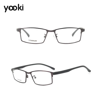 

100% Titanium Prescription Glasses Men Oversized Optical Man Glasses Single Version Eyeglasses Progressive Eyewear P8841