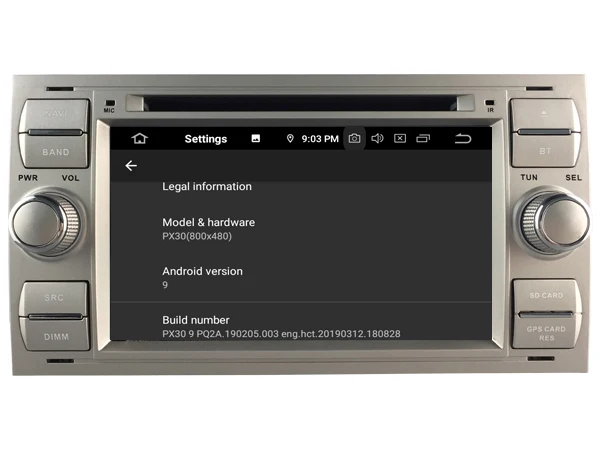 Excellent AVGOTOP Android 9.0 4GB+64GB CAR DVD PLAYER for Ford focus 2004-2008 IPS HD Screen NAVIGATION 10