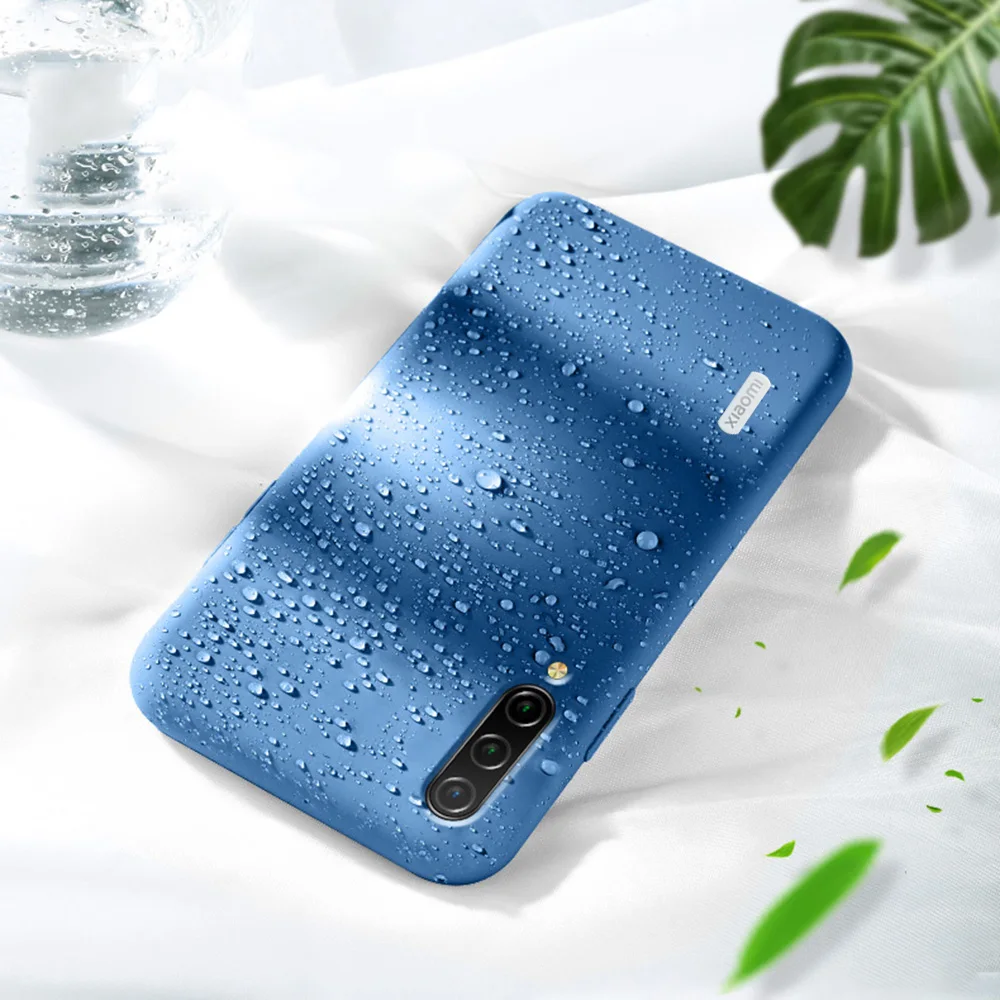 Blue Naxtop мягкий силиконовый термополиуретановый чехол mi crofiber подкладка задняя крышка для Xiaomi mi 9T Pro A3 A2 Lite CC9e CC9 Note mi x 3 2 2S - Цвет: Blue