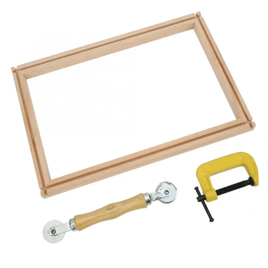 DIY Вязание бука деревянная вышивка рамка Настольный стежок полка Швейные