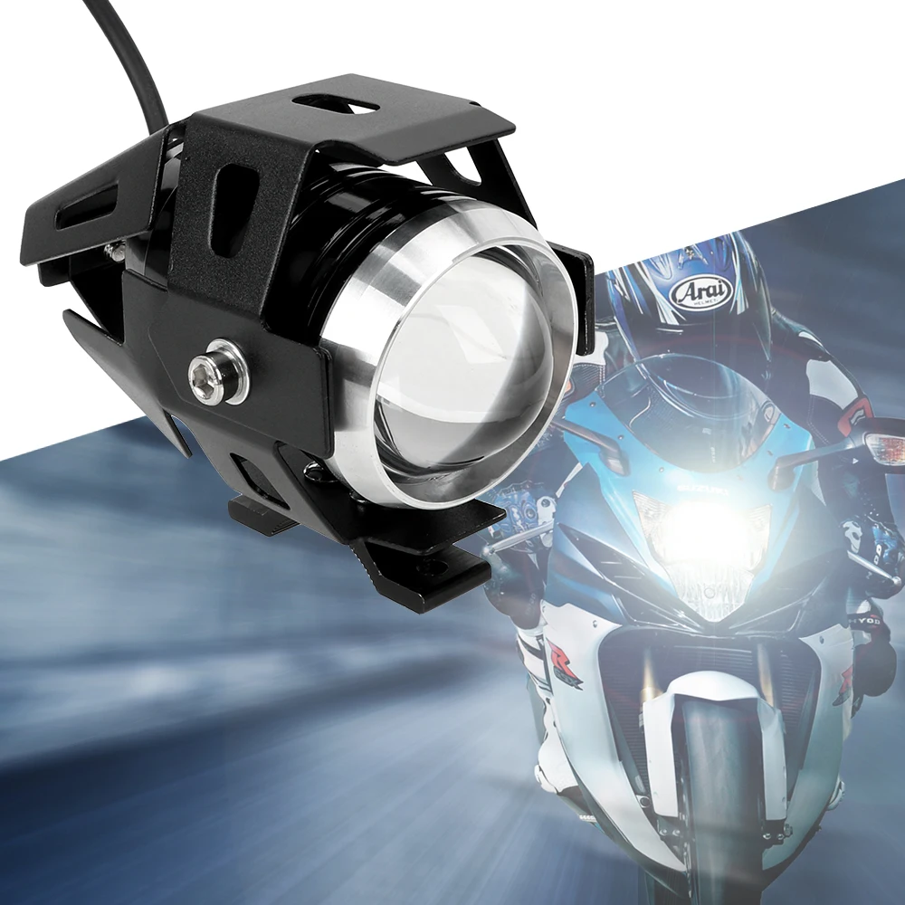 

LEEPEE Motorcycle LED Light U5 Car Spotlight Upper Low Beam & Flash With Lens Waterproof Offroad Accessories