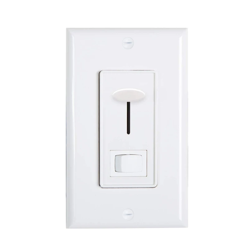 

15A 120V Decorator Slide Dimmer Switch and Wall Plate