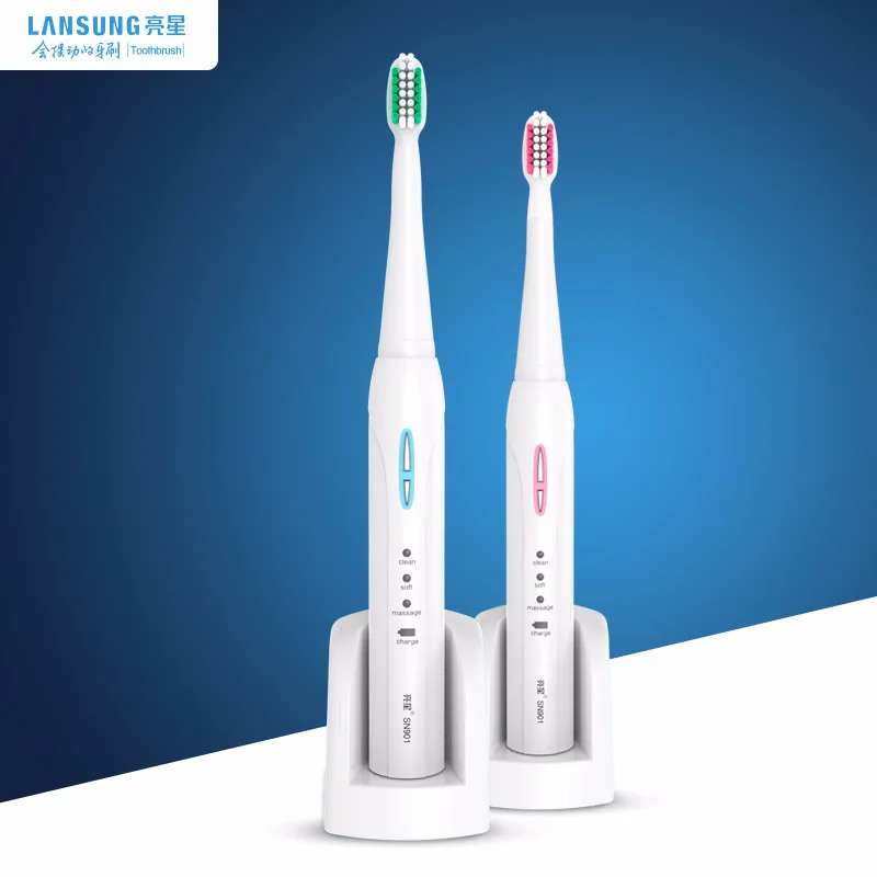 Lansung Electric Toothbrush SN901 Rechargable Sonic Toothbrush 4 Nozzle For Toothbrush Adults Tooth Brush Electric Lansung Electric Toothbrush SN901 Rechargable Sonic Toothbrush 4 Nozzle For Toothbrush Adults Tooth Brush Electric