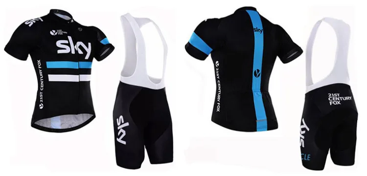 New Style SKY Jersey Short Sleeved Suit Strap Own Mountain Bike Highway Service Hot Selling