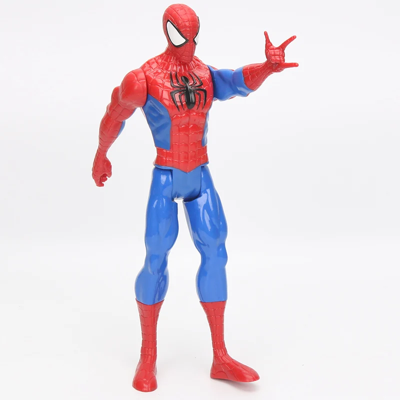 30 см Marvel игрушки Мстители 3 Бесконечность войны супергерой, Капитан Америка Железный человек черный человек паук ПВХ фигурка Коллекционная модель - Цвет: red spider opp