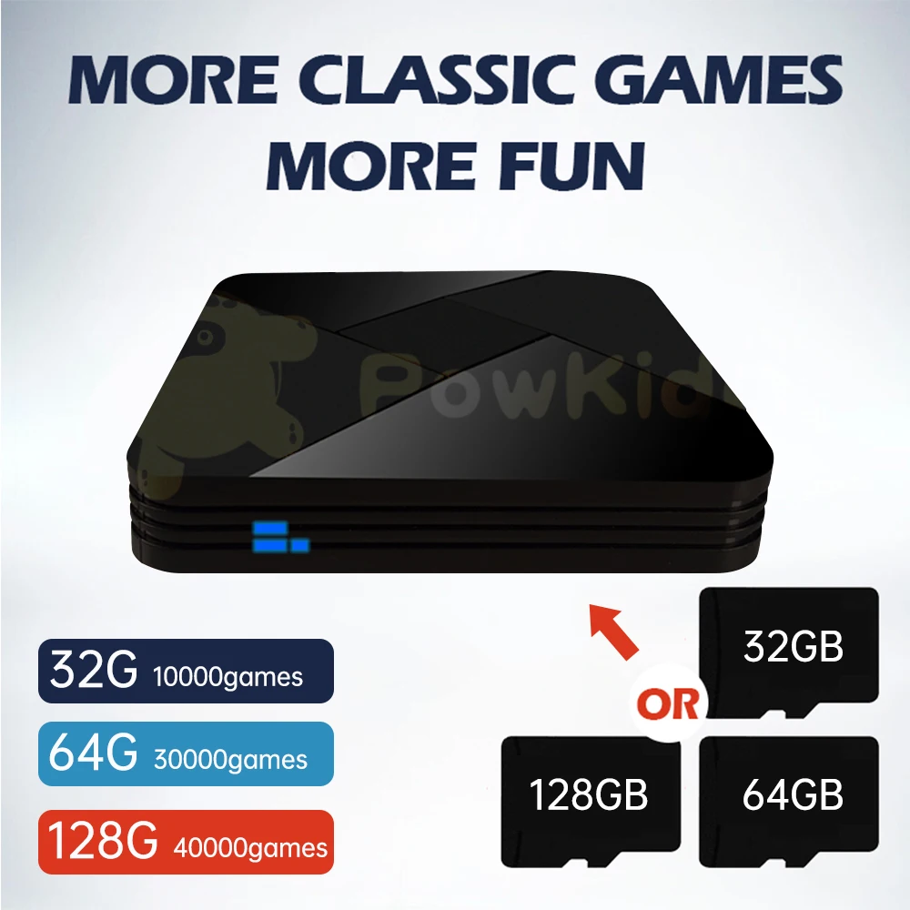 New Game box 4K Android TV Box Video Game Console Classic PS1 N64 PSP 40000+ Retro Games Player Support Wifi TV Gaming Consoles