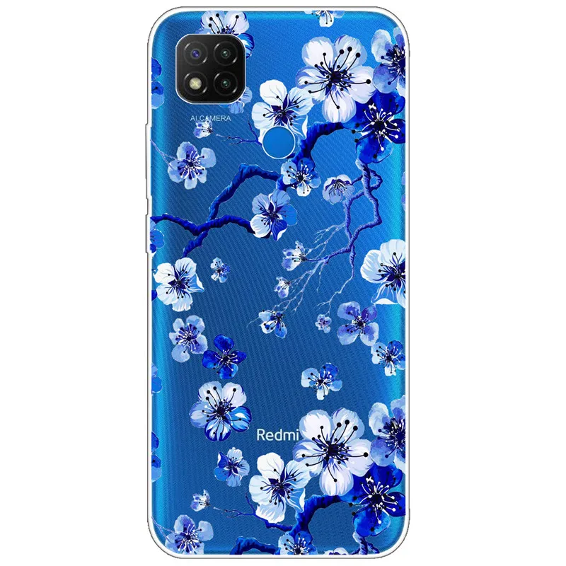 xiaomi leather case design For Xiaomi Redmi 9C NFC Case Transparent Soft Silicone Back Cover For Xiaomi Redmi9C NFC Case Clear TPU Redmi 9 C NFC 6.53'' Cat phone cases for xiaomi Cases For Xiaomi