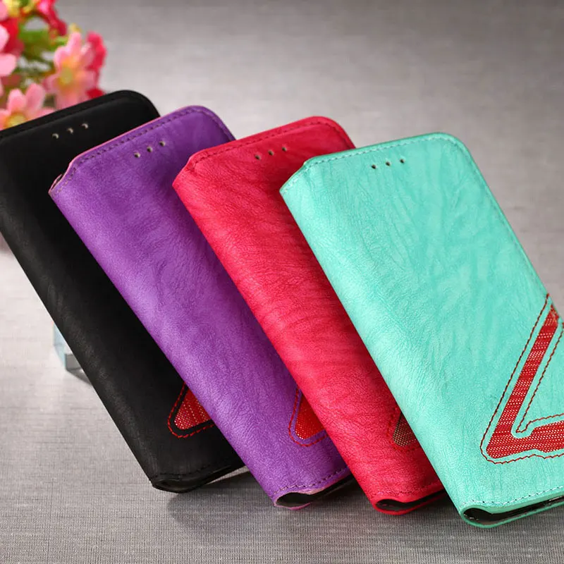 

New Fashion girl flip folio wallet leather case cover for Xiaomi Redmi 5 4a 4x Note 4 5a prime coque fundas no magnet