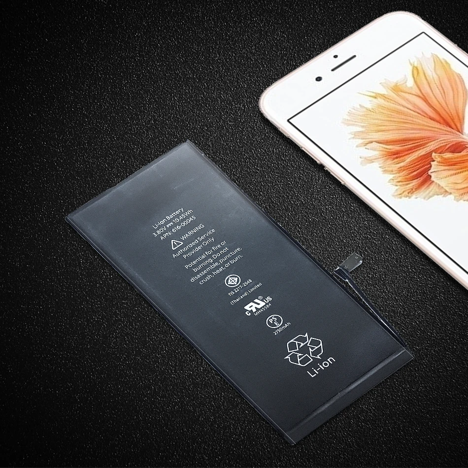 Смартфон аккумулятор для iPhone 6S Plus 2750mAh литий-полимерные батареи 6S Plus
