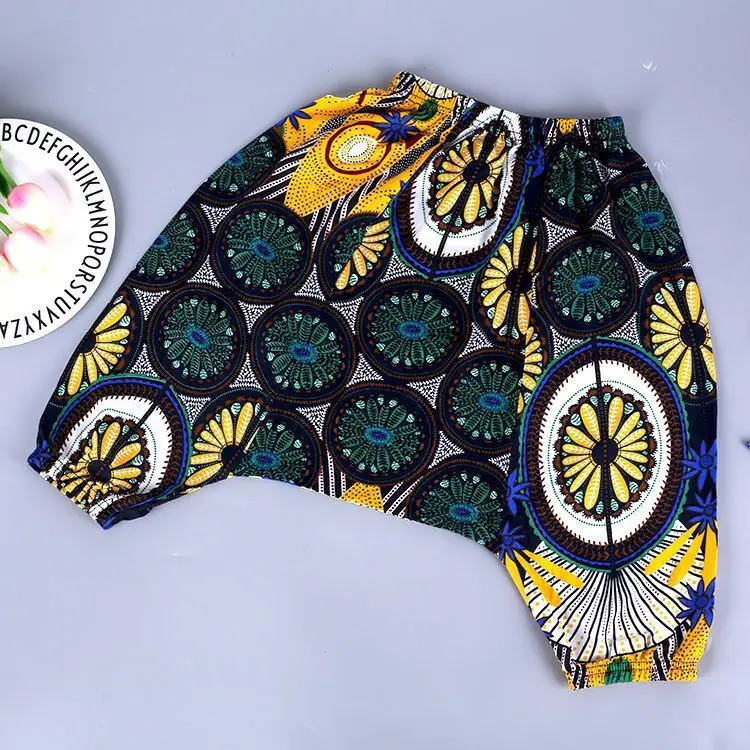 New Style Children Ethnic-Style Lantern Pants Baggy Pants BOY'S Girls Summer Anti Mosquito Pants Air Conditioner Pants Slee
