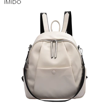 

2019 women leather backpacks for girls school backpack female backpack travel shoulder backpack ladies casual daypacks mochilas