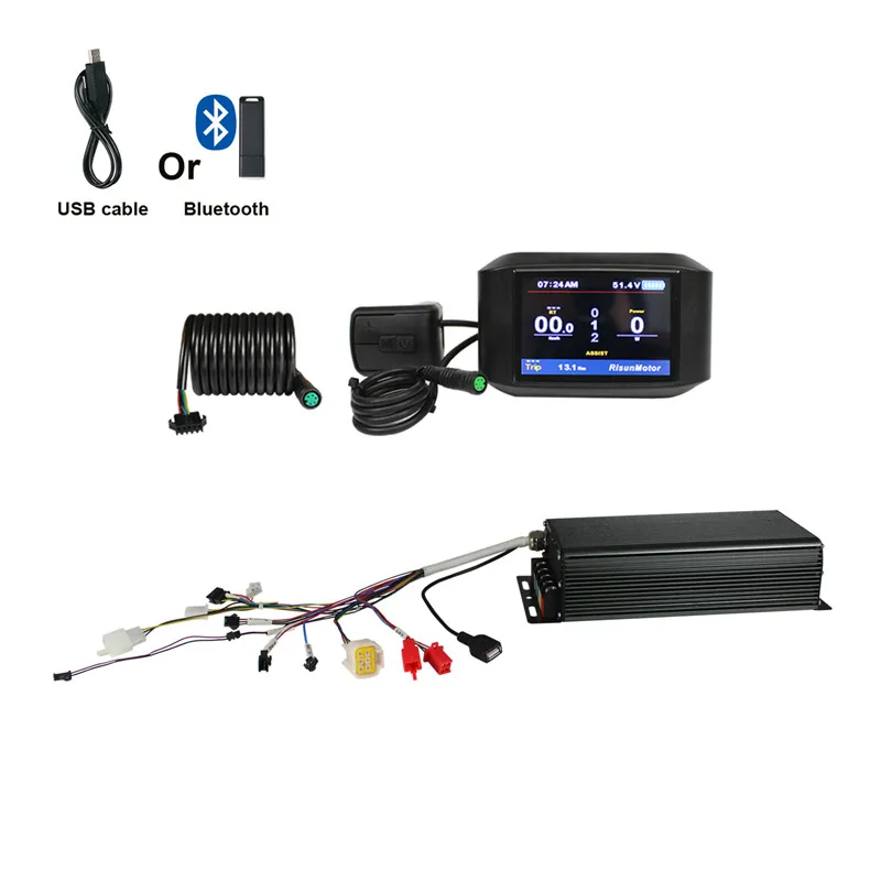 Ebike 750C цветной дисплей 48 в 60 72 3000 5000 Вт 24MOSFET программируемый Reg функция 100A Sabvoton