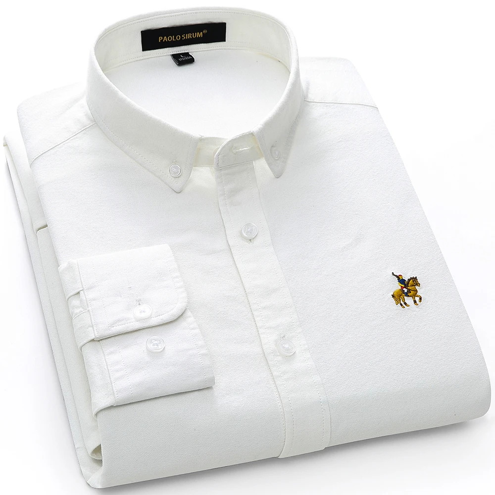 100% Cotton Oxford Men Shirt 