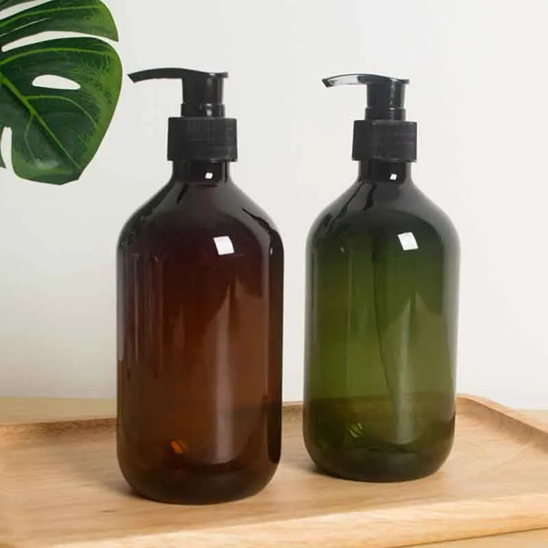 Soap Dispenser Hand Sanitizer Dispenser Refillable Bottle Soap Dispenser Bottle Foaming Soap Dispenser Refillable Plastic Bottles Foam Pump Bottle Plastic Lotion Bottle 1Pcs Portable 500ML/300ML Empty Pump Bottle PET/PP Multipurpose 2Colors Shower Gel Holder Bathroom Supplies