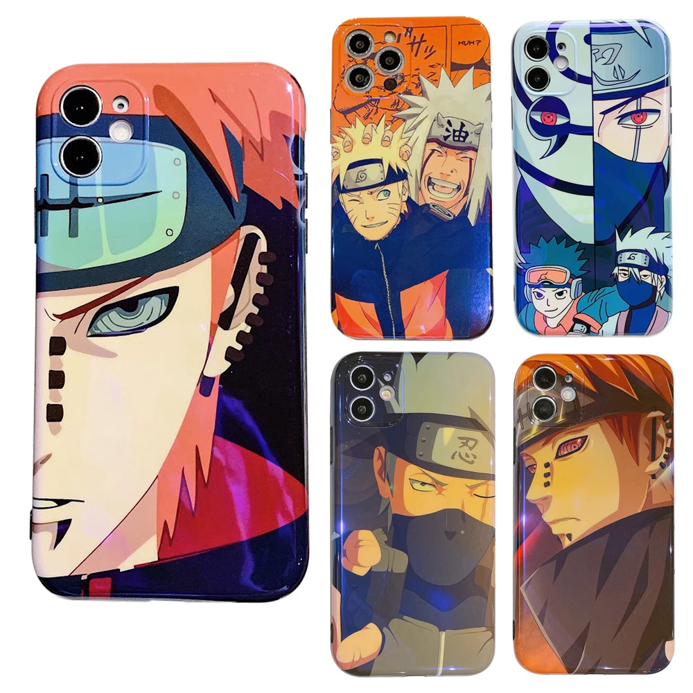 Iphone 14 pro max caso sasuke sakura folha macia aldeia brinquedos  transparente ninja naruto 13 12 11 x xr xs8 7plus/caso anime silicone -  AliExpress