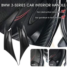 

Carbon Fiber ABS Interior Door Handle Pull Protective Cover For BMW 3 4 F30 F35 320i 328i 335i 2012-2018 Car Styling Accessories