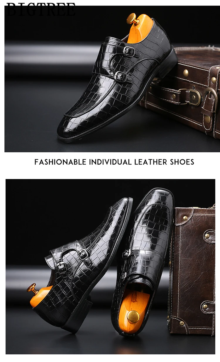 Модная обувь с двойным ремешком; мужские лоферы; Цвет Черный; Классическая обувь; Мужская итальянская обувь; sapato social masculino zapatos hombre boda