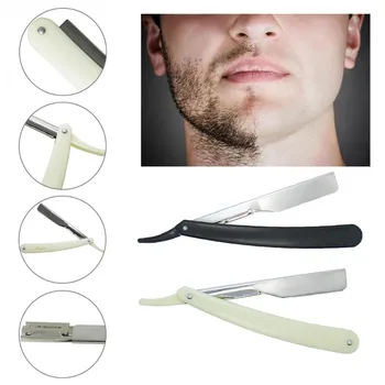 

Manual Shaver Professional Straight Edge Stainless Steel Sharp Barber Razor Folding Shaving Shave with Blade Straight Razor Tool