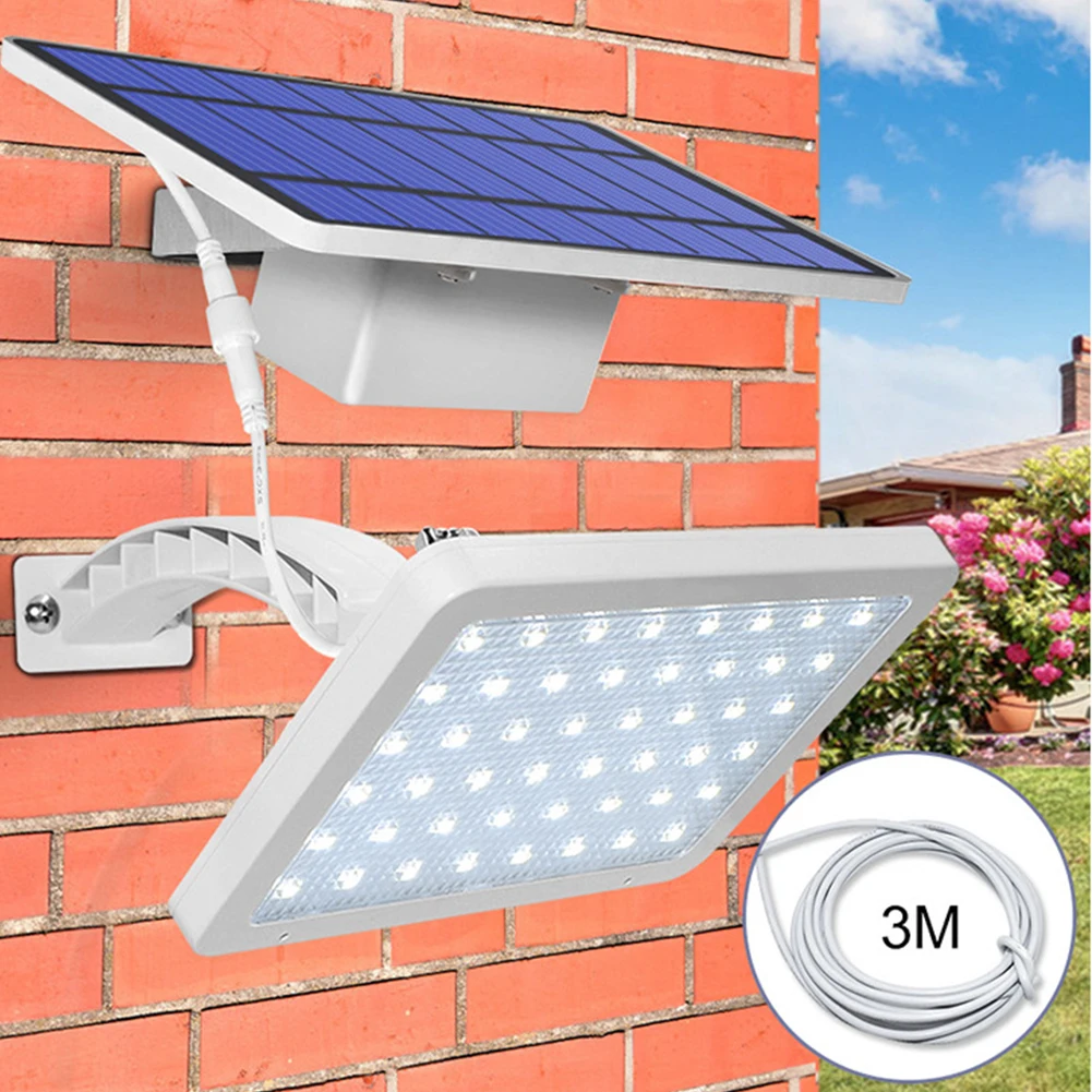 

48LED Garden Wall Lamp Courtyard Solar Light Super Bright Multi Purpose Adjustable Automatic Outdoor Waterproof Easy Install