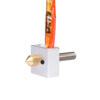 

MK8 Extruder hotend kit 0.4mm nozzle 12V heater mk8 aluminum block M6 full thread throat tube length 30mm 3d printer parts