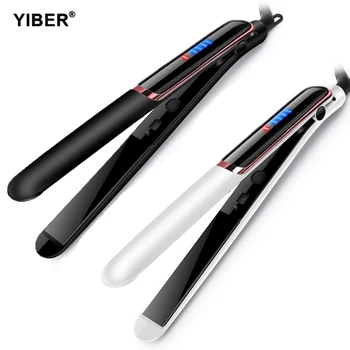 

Hair Flat Iron Hair Straightener Ceramic Negative Ion Hair Straightener & Curling LED Display Infrared Anti-scalding Hair Irons