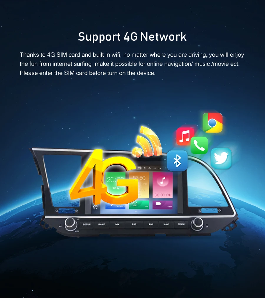 Clearance 4G RAM Android 9.0 Car Radio GPS Navigation Multimedia Stereo DVD Player For HYUNDAI ELANTRA 2016 2017 Auto Video Headunit 3