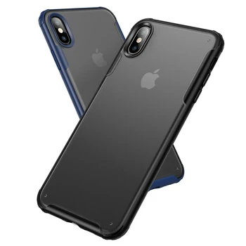 

100pcs/lot Shockproof Matte Back Case For iPhone 8 Plus 7 Plus 6S Plus Detachable Protective Cover For iPhone X XS Max XR