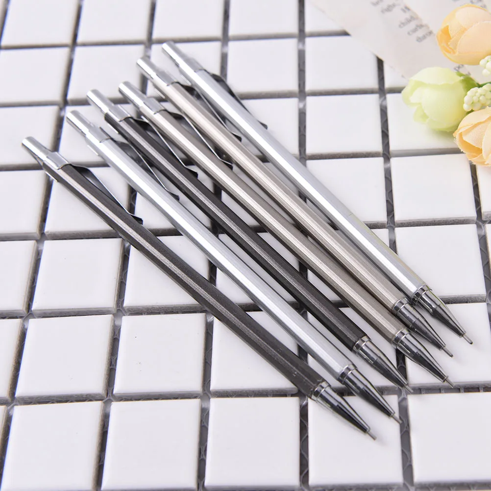 0.5/0.7mm Metal Mechanical Automatic Pencil For School Writing Drawing Supplie