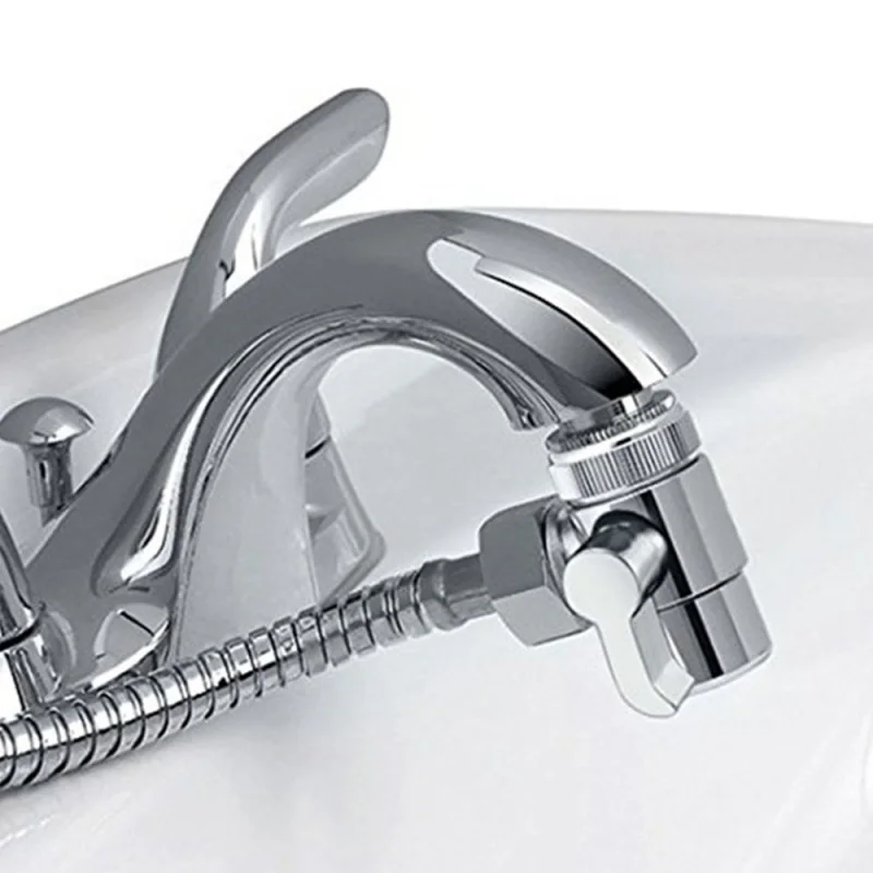 Faucet Diverter-Valve Shower-Tee-Adapter Bathroom-Accessories Water-Separator 3-Way Adjustable
