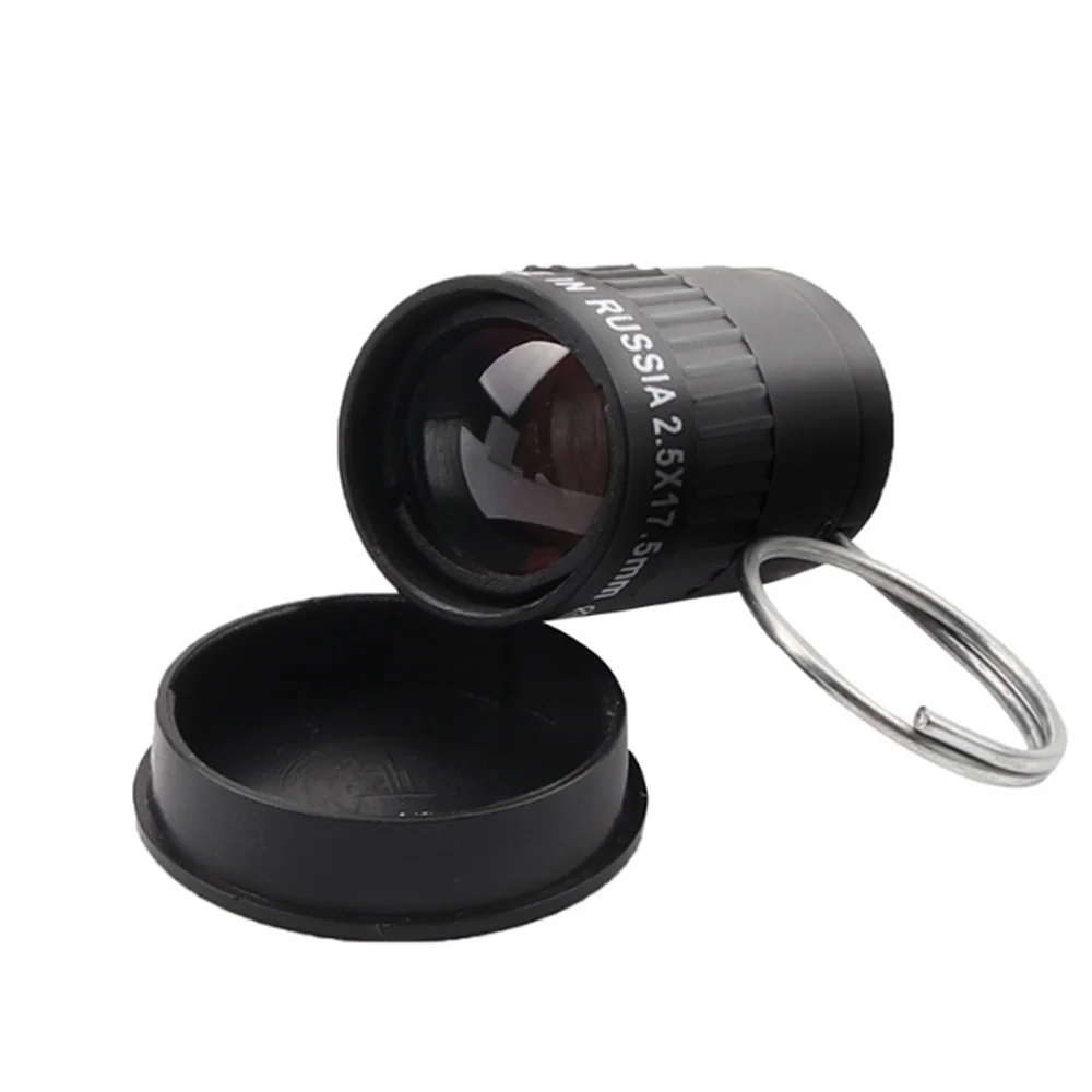 

2PCS Simple 2.5X17.5 Eye Small Telescope Pocket Thumb Mirror Monocular Finger Mini Telescope