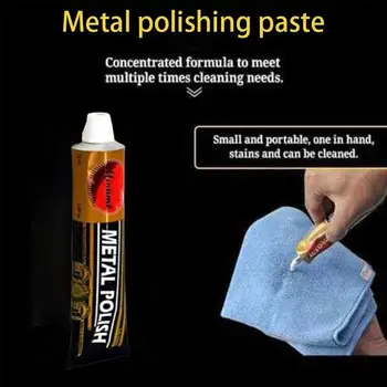 

50g Autosol Cream Knife Machine Polishing Wax Mirror Metal Stainless Steel Watch Polishing Paste Non-toxic Low Volatility