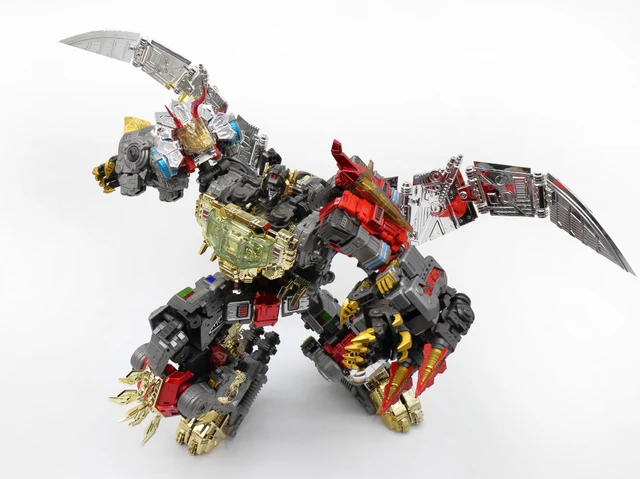 【In Stock】Action Figure Robot Transformation G-creation SRK Dinoking Volcanicus Slag Sludge Snarl Swoop slash Dinobots Combiner 2