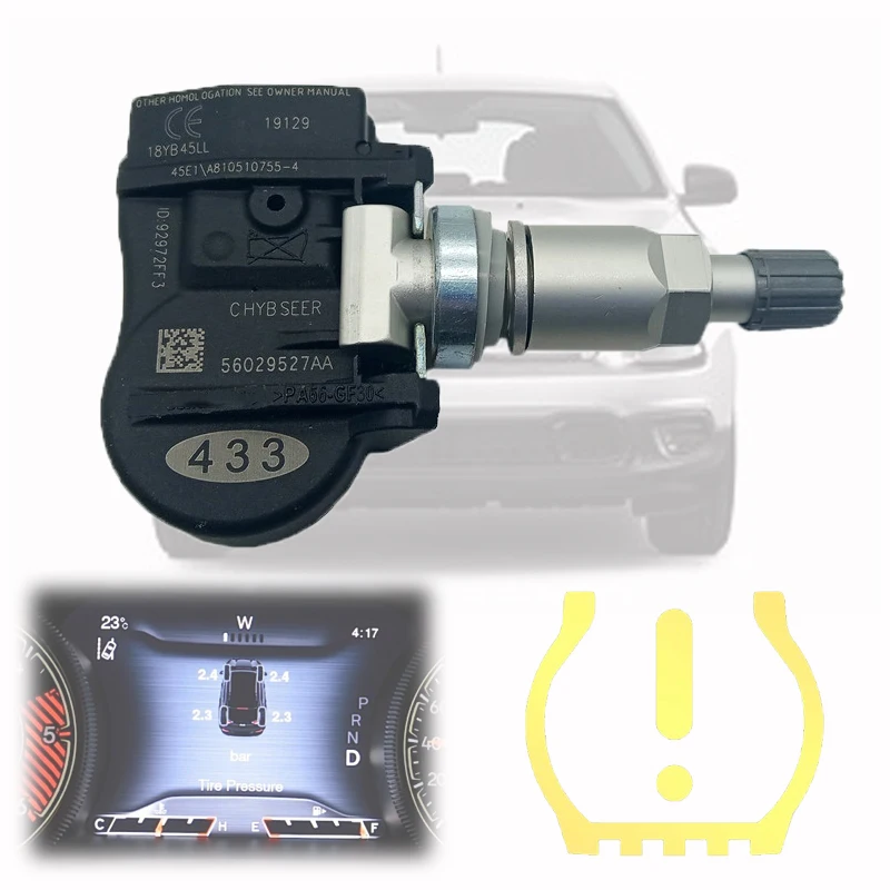 

1pcs Tire Pressure System Sensor 56029527AA 433MHz For Jeep Grand Cherokee 2008 2009 2010 For Dodge Journey Chrysler Sebring