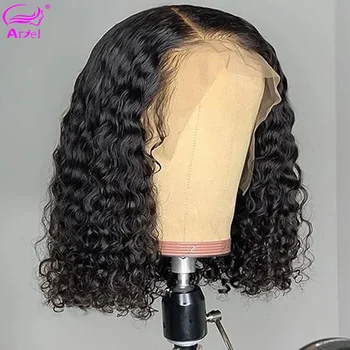

Curly Bob Lace Front Human Hair Wigs Brazilian Remy Hair Short Curly Bob Wigs For Women Pre-Plucked with Baby Hair Deep Wave Wig