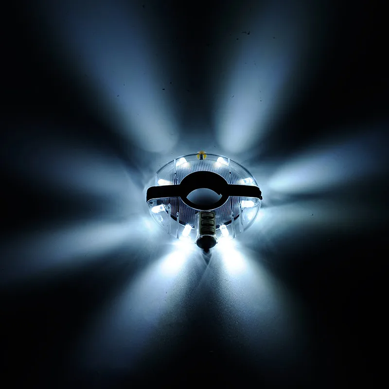 Bike LED Flower Drum Wheel Light Mountain Bicycle Front/Tail Hub Light Spoke Warning Lamp Night Riding Cycling Decoration Light