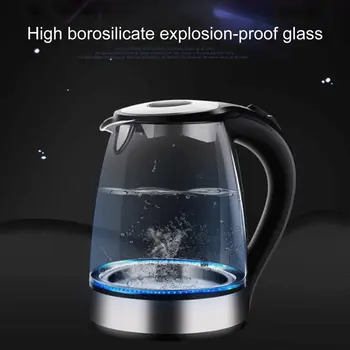 

Stainless Steel Glass Electric Kettle Off Automatically Handheld Anti-hot Electric Kettle Household Kitchen Tools Kettle Mark CB