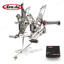 Arashi CNC Rider Rearset для SUZUKI SV650 SV650S CNC Регулируемые подножки Задние подножки SV 650 S 16 17 18