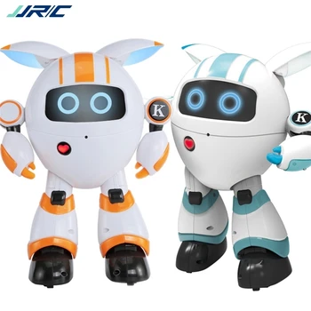 

Jjrc R14 Kaqi-yoyo 2.4g Smart Rc Robot Programmable Sing Tell Story Shining Light Robot Toy 110-130mins Uesing Time Mini Robot