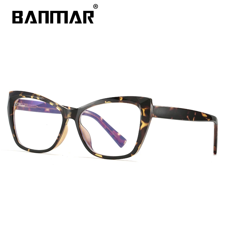 BANMAR TR90, очки для компьютера с защитой от Голубых лучей, мужские, синий светильник, защитные очки для игр, женские очки - Цвет оправы: C5 LEOPARD