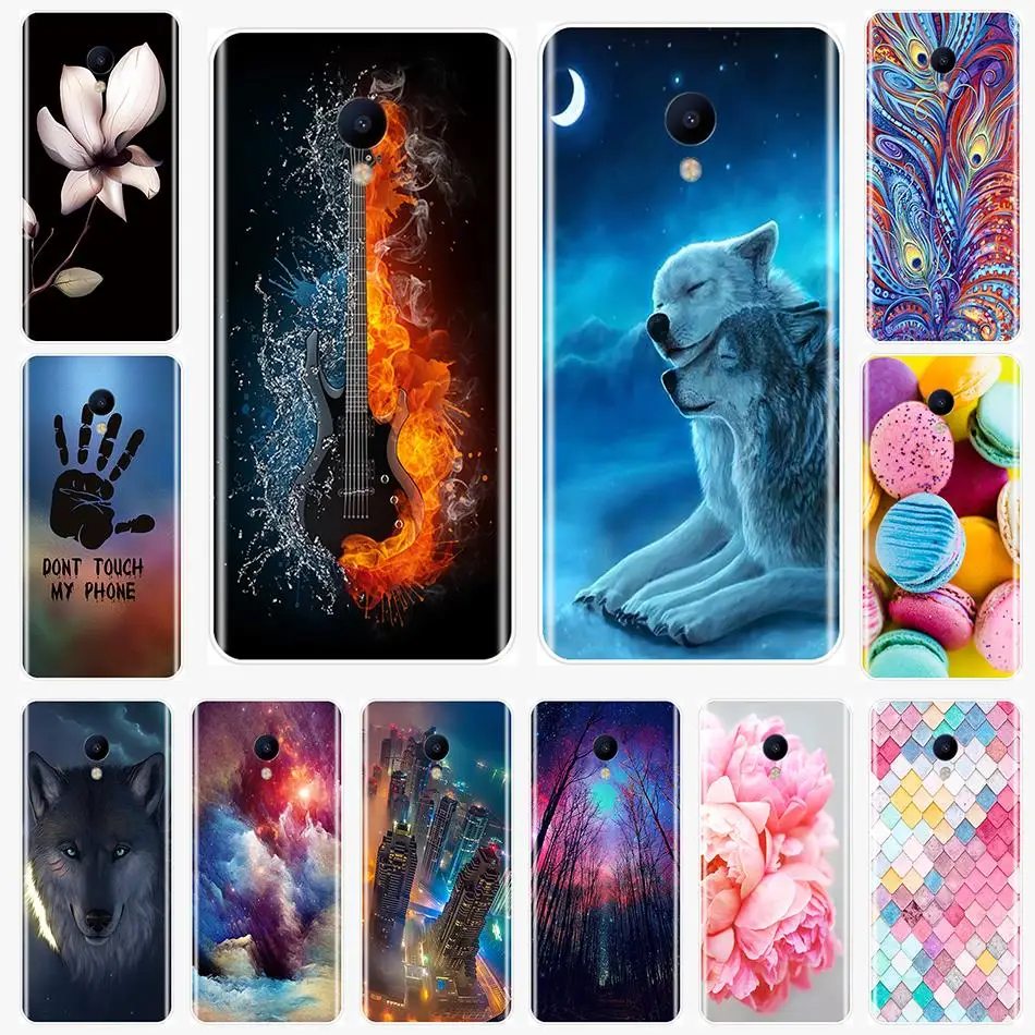 Цветной мировой чехол для телефона Meizu M6 M6S M6T M5 M5C M5S M3 M3S M2 Мягкая силиконовая