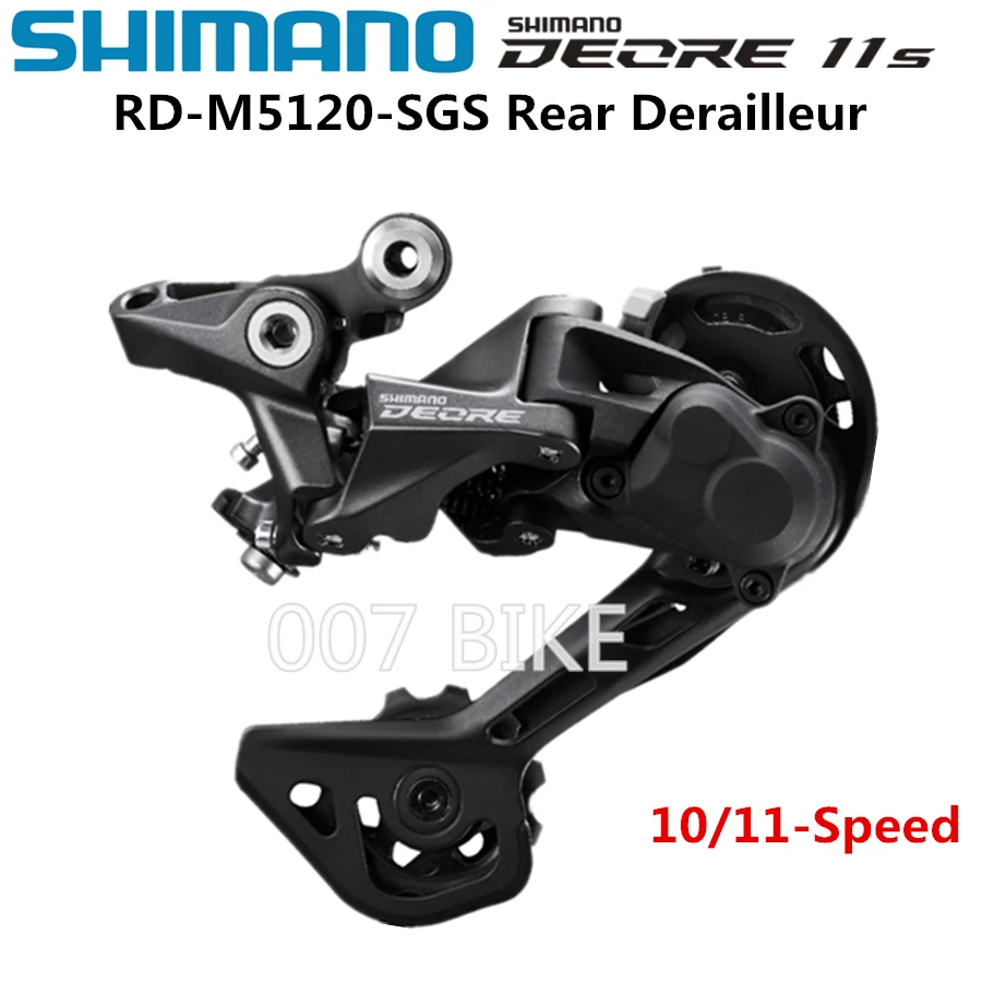10S//11S Rear Derailleur Super Long Cage Shimano Deore RD-M5120-SGS Shadow RD