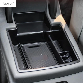 

Lapetus Accessories Fit For Audi Q5 2009 - 2017 Plastic Center Storage Pallet Container Holder Tray Box Cover Kit / Black Look