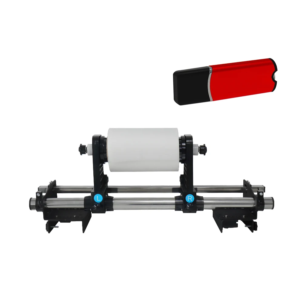 A3 A4 DTF roll Holder with roll software for DTF Printer roll holder